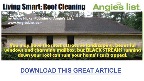 Need for roof cleaning explained by Angie's List founder Dirty Roof?